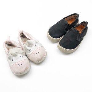 Garanimals black shoes & unicorn girls shoes